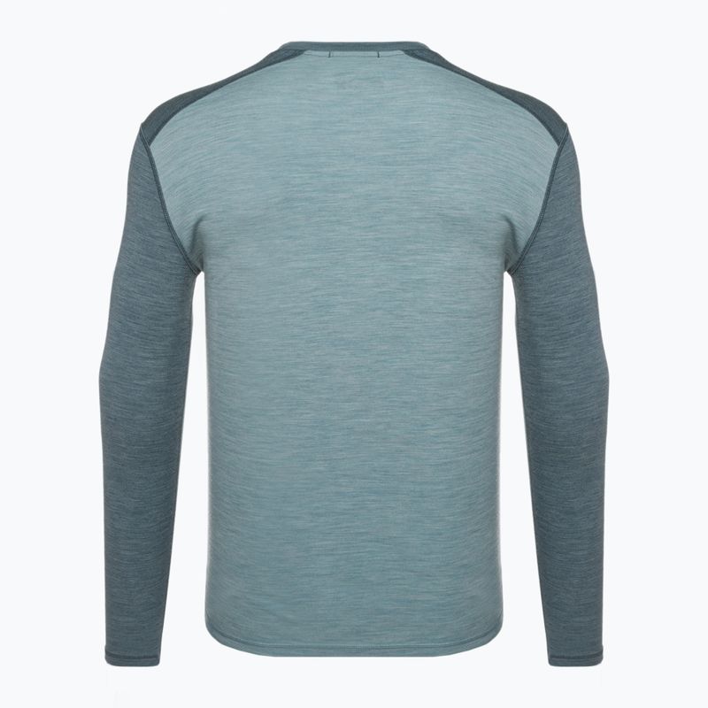 Чоловіча термоактивна кофта Smartwool Merino 250 Baselayer Crew Boxed pewter blue-lead 4