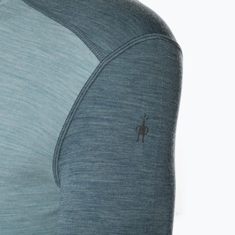 Чоловіча термоактивна кофта Smartwool Merino 250 Baselayer Crew Boxed pewter blue-lead 5