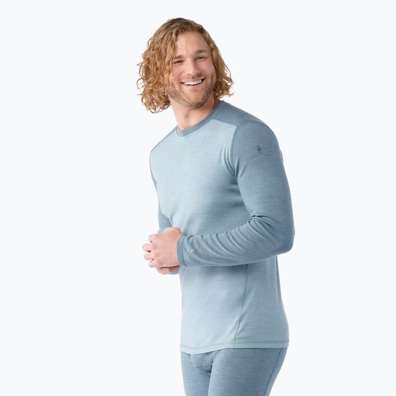 Чоловіча термофутболка Smartwool Merino 250 Baselayer Crew Boxed олов'яно-синьо-свинцева