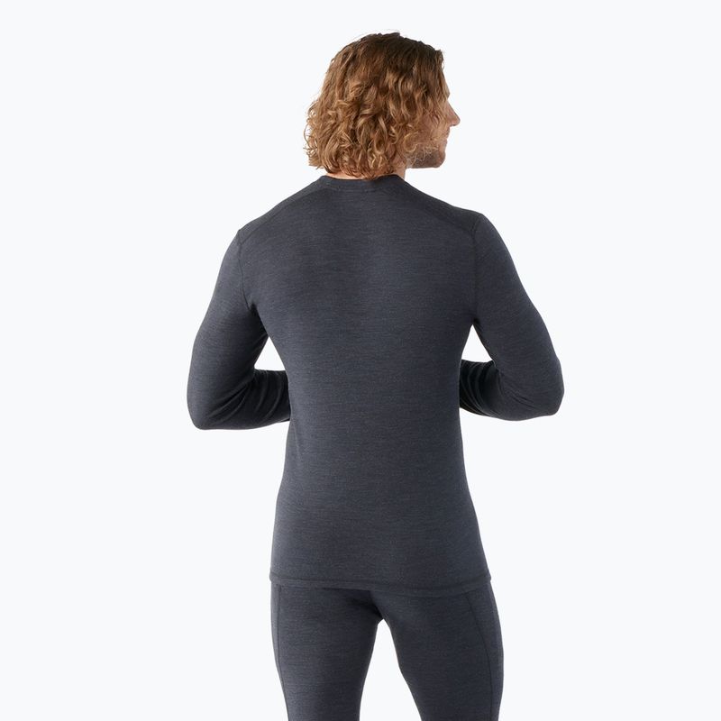 Чоловіча термоактивна кофта Smartwool Thermal Merino Baselayer Colorblock Crew Boxed charcoal 2