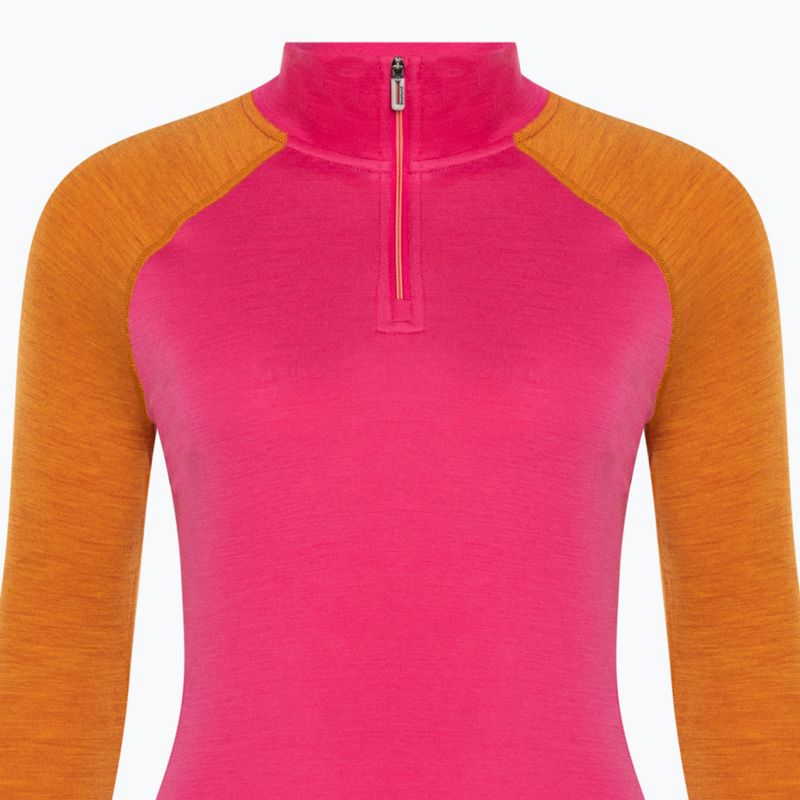 Лонгслів термічний жіночий Smartwool Classic Thermal Merino Baselayer 1/4 Zip Boxed power pink 5