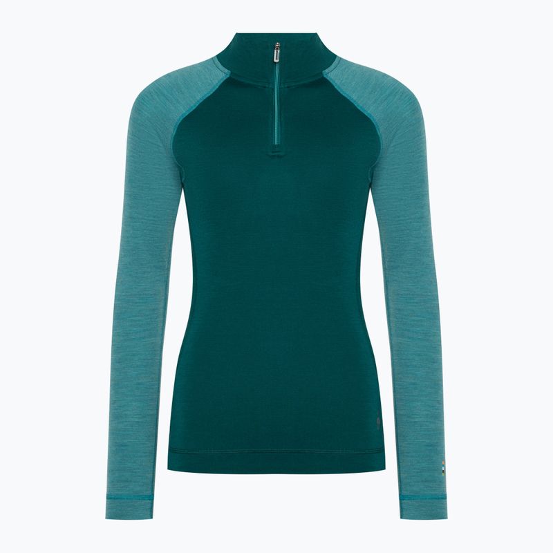 Жіноча термоактивна кофта Smartwool Classic Thermal Merino Baselayer 1/4 Zip Boxed emerald 3