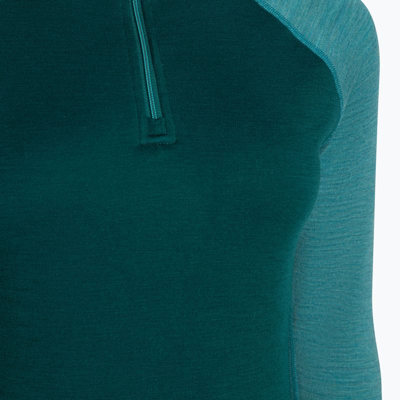 Лонгслів термічний жіночий Smartwool Classic Thermal Merino Baselayer 1/4 Zip Boxed emerald 5