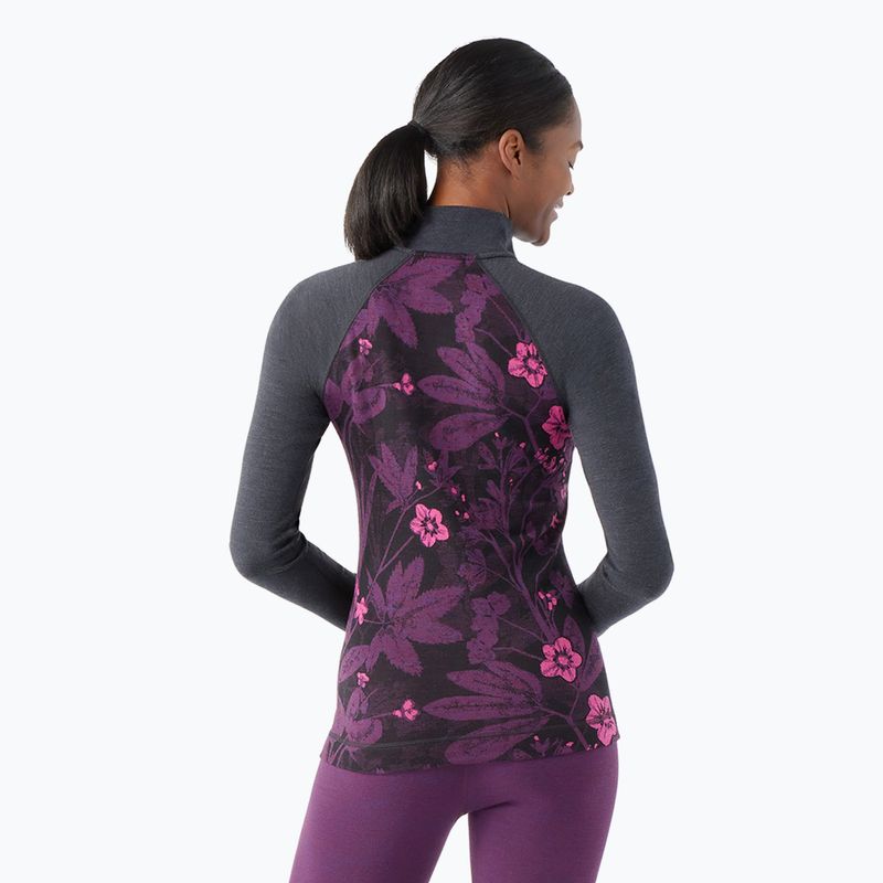 Жіноча термоактивна кофта Smartwool Classic Thermal Merino Baselayer 1/4 Zip Boxed purple iris 2