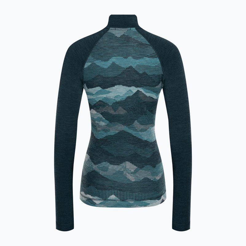 Лонгслів термічний жіночий Smartwool Classic Thermal Merino Baselayer 1/4 Boxed twilight blue 4