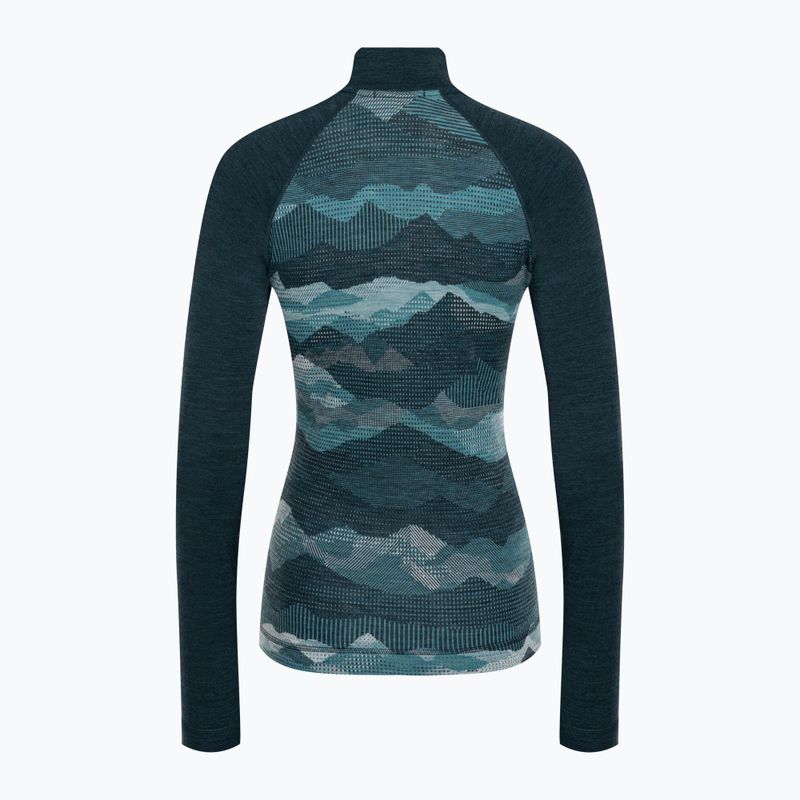 Жіноча термоактивна кофта Smartwool Classic Thermal Merino Baselayer 1/4 Zip Boxed twilight 4
