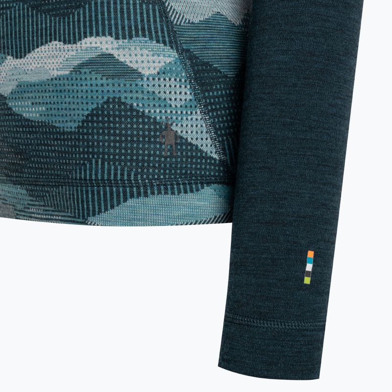 Лонгслів термічний жіночий Smartwool Classic Thermal Merino Baselayer 1/4 Boxed twilight blue 6