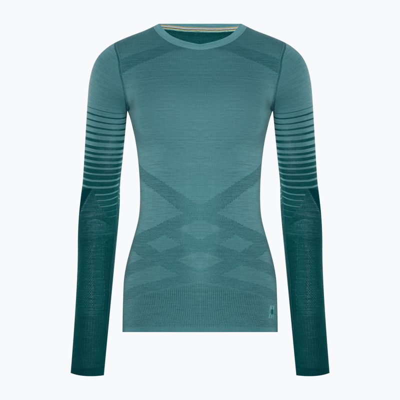 Жіноча термоактивна кофта Smartwool Intraknit Thermal Merino Baselayer Pattern Crew cascade 3