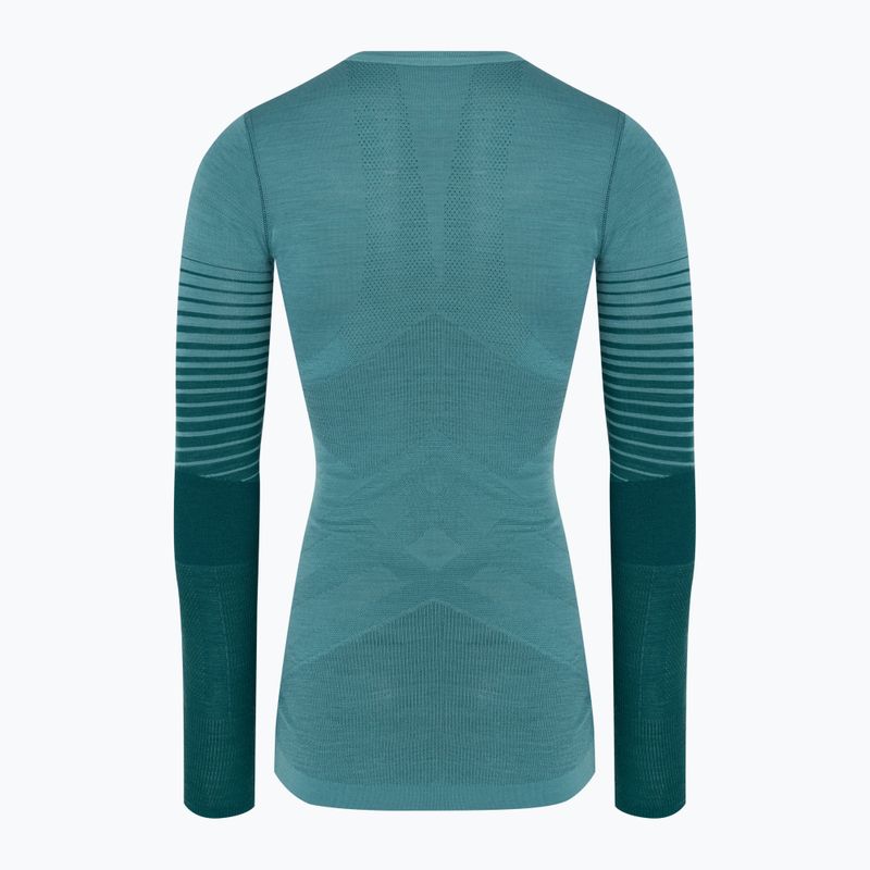 Жіноча термоактивна кофта Smartwool Intraknit Thermal Merino Baselayer Pattern Crew cascade 4