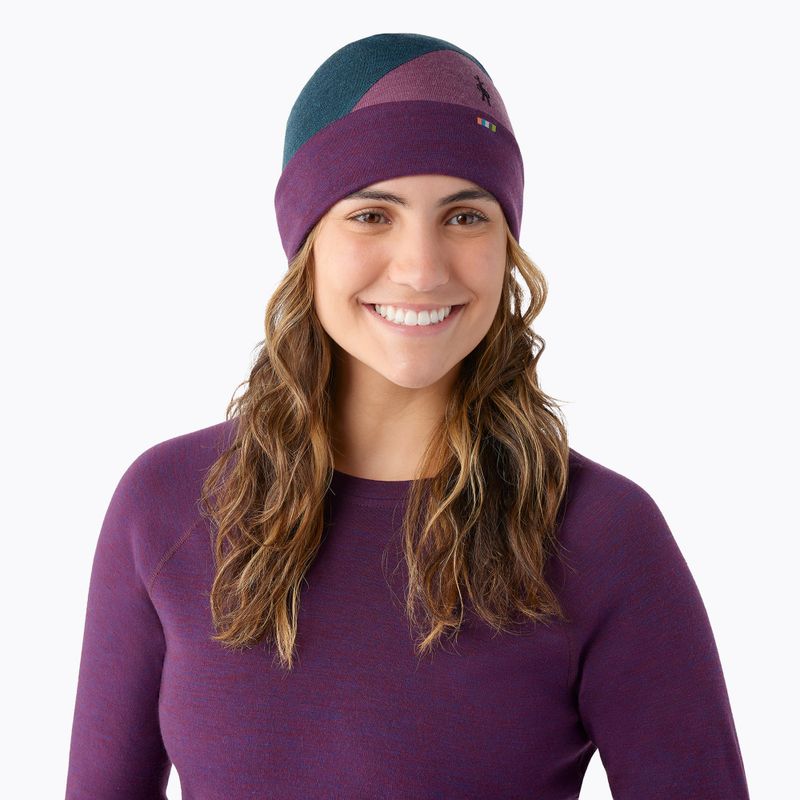 Шапка зимова Smartwool Thermal Merino Colorblock twilight blue heather 5