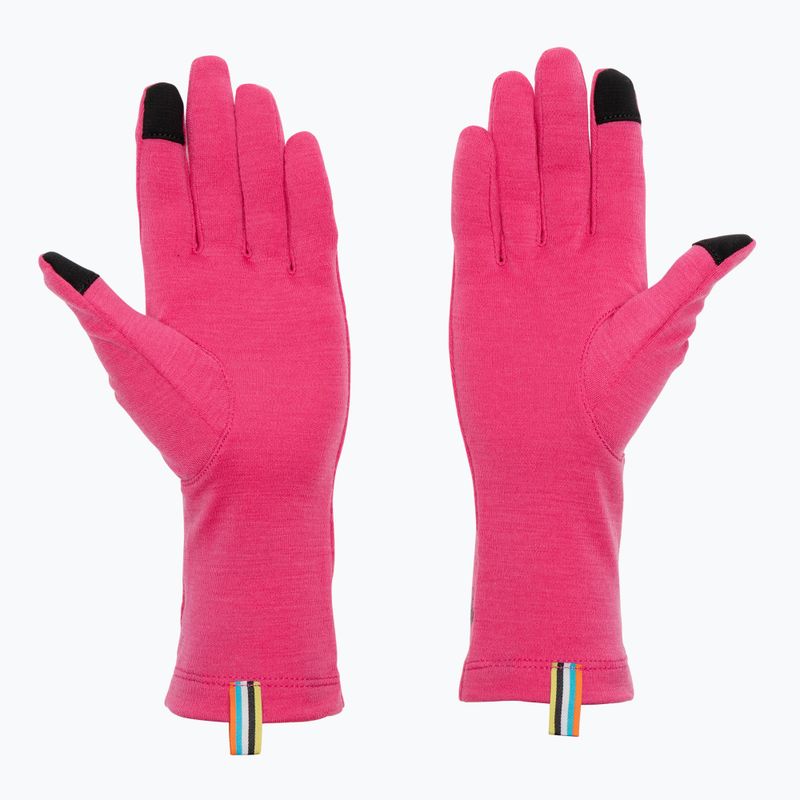 Рукавички трекінгові Smartwool Thermal Merino power pink 2