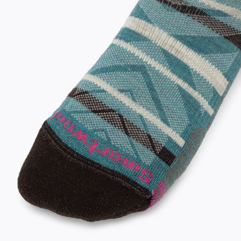 Жіночі трекінгові шкарпетки Smartwool Hike Light Cushion Under The Stars Crew каскад зелені 3