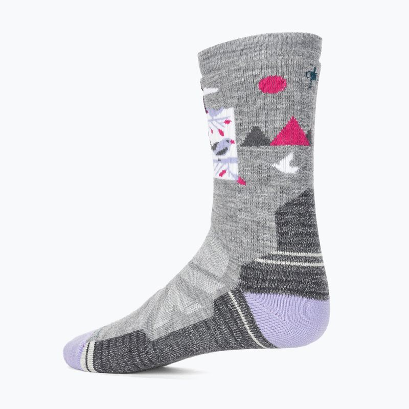 Шкарпетки трекінгові жіночі Smartwool Hike Full Cushion Alpine Perch Crew light gray 2