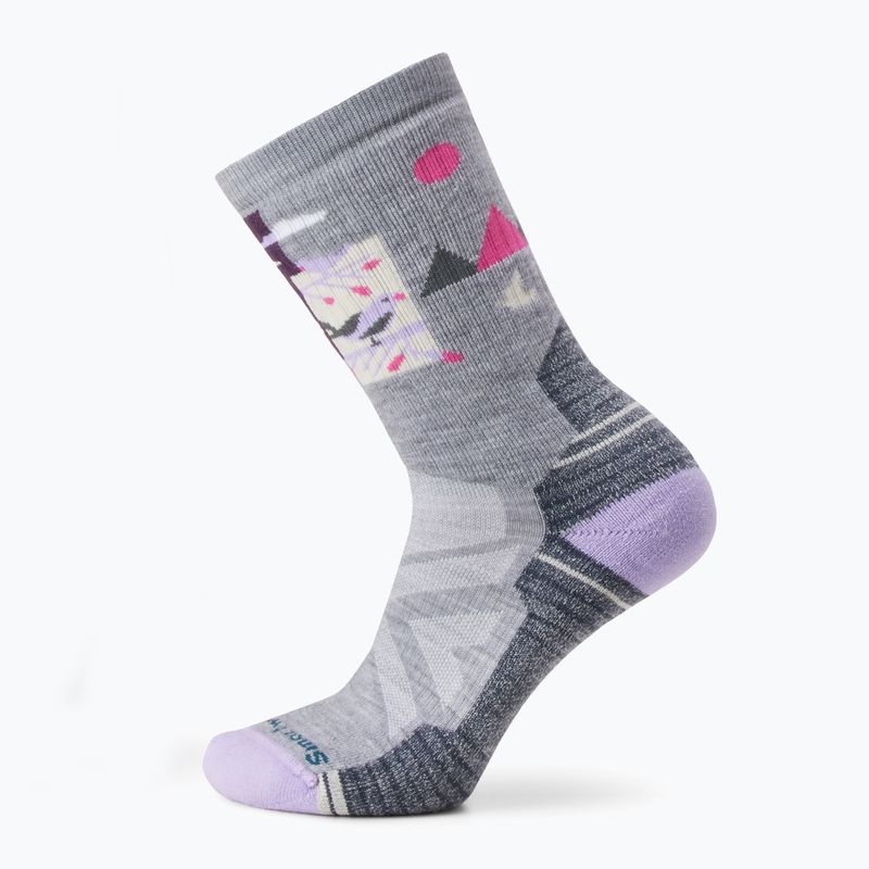 Шкарпетки трекінгові жіночі Smartwool Hike Full Cushion Alpine Perch Crew light gray 6