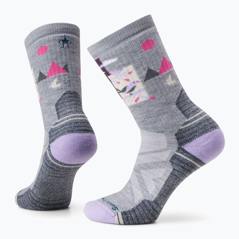 Шкарпетки трекінгові жіночі Smartwool Hike Full Cushion Alpine Perch Crew light gray 9