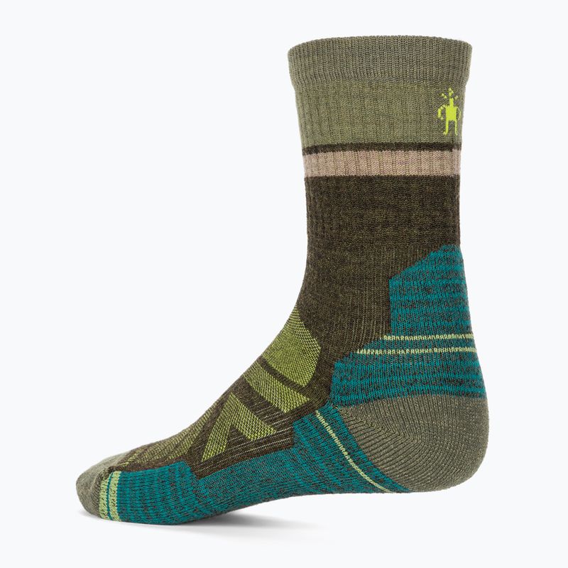 Шкарпетки трекінгові Smartwool Hike Light Cushion Winding Trail Crew military olive 2