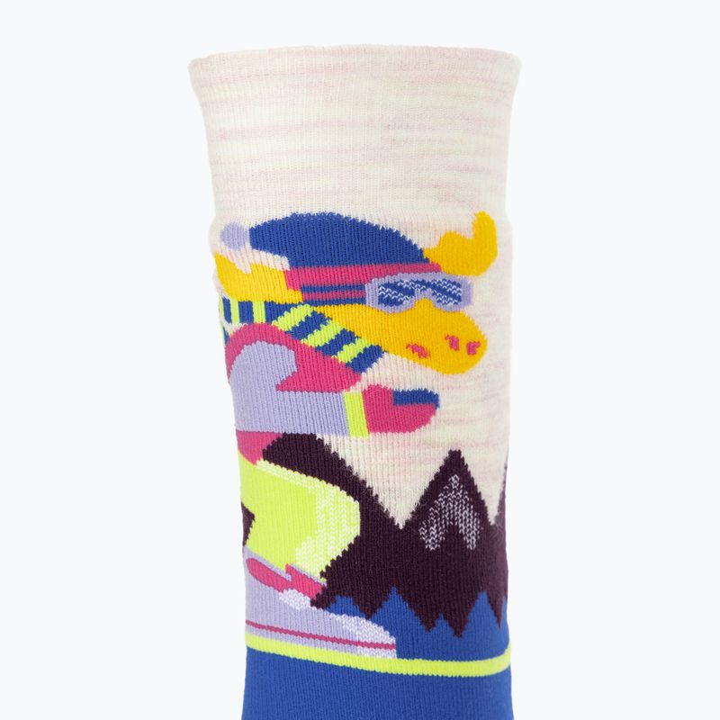 Шкарпетки дитячі Smartwool Wintersport Full Cushion Mountain Moose Pattern OTC moonbeam 3