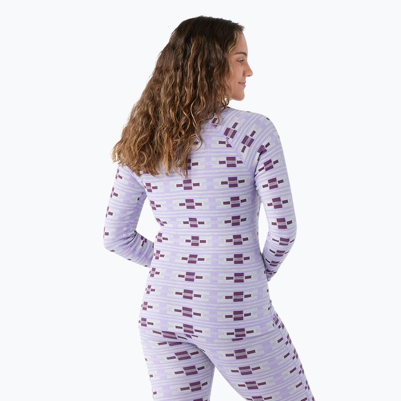 Жіноча термоактивна кофта Smartwool Merino 250 Baselayer Crew Boxed violet flirt with me 2