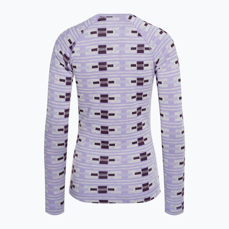 Лонгслів термічний жіночий Smartwool Merino 250 Baselayer Crew Boxed violet flirt with me 4