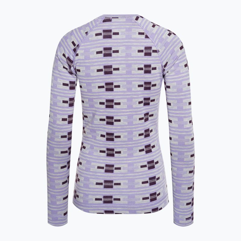 Жіноча термоактивна кофта Smartwool Merino 250 Baselayer Crew Boxed violet flirt with me 4