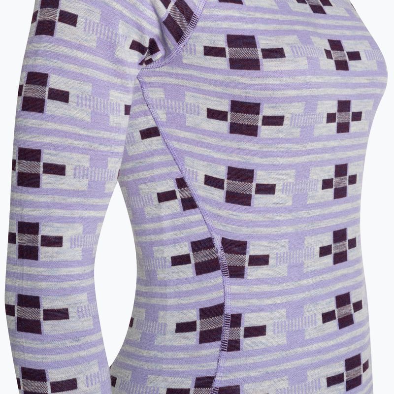 Жіноча термоактивна кофта Smartwool Merino 250 Baselayer Crew Boxed violet flirt with me 5