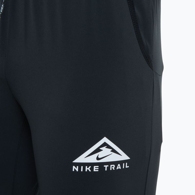 Штани для бігу чоловічі Nike Dri-Fit Trail Dawn Range black/black/white 3