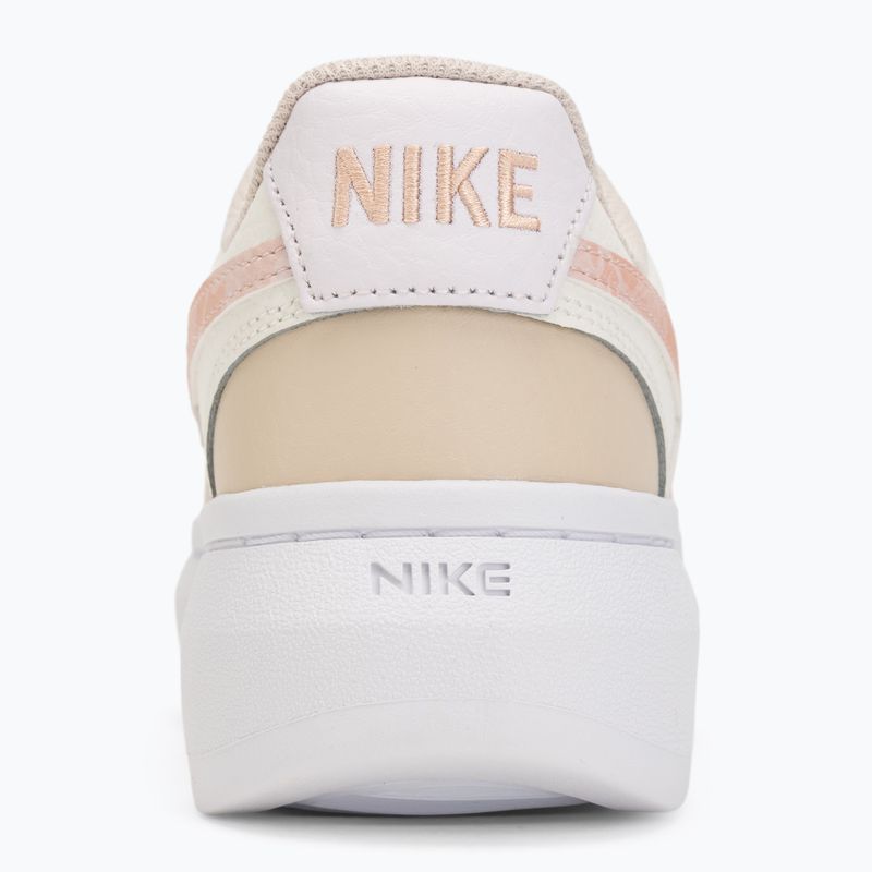 Кросівки жіночі Nike Court Vision Alta sail/white/sanddrift/arctic orange 6