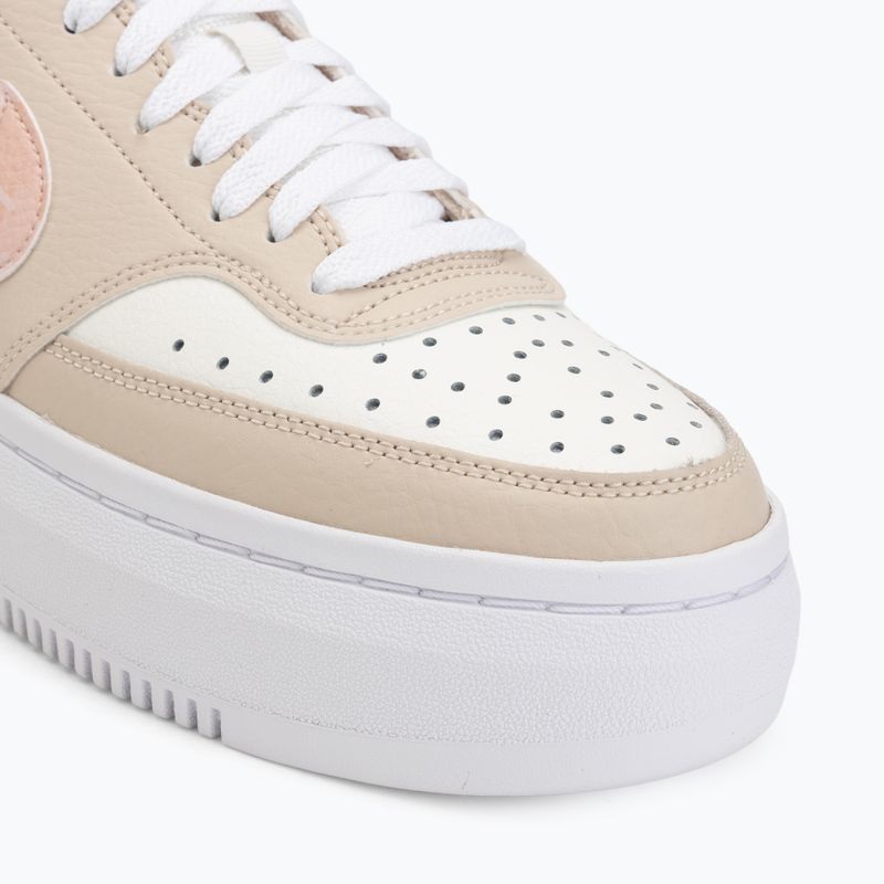 Кросівки жіночі Nike Court Vision Alta sail/white/sanddrift/arctic orange 7