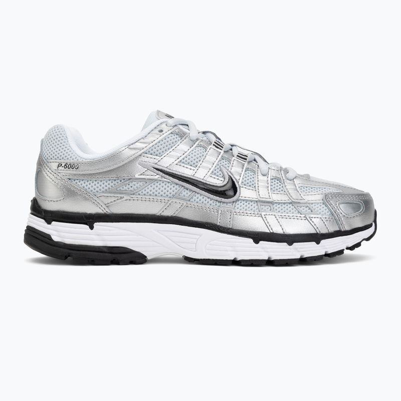 Кросівки жіночі Nike P-6000 white/metallic silver/black 2