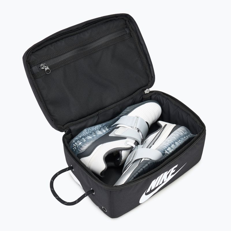 Спортивна сумка Nike Small 8 л чорний/чорний/білий бокс 4