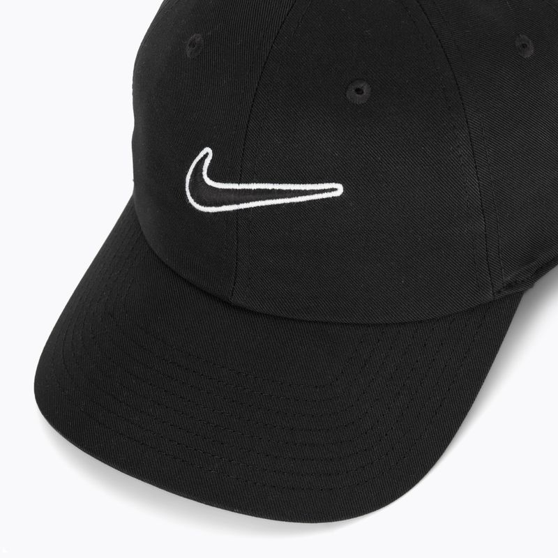 Кепка Nike Club Unstructured Swoosh black/black 3