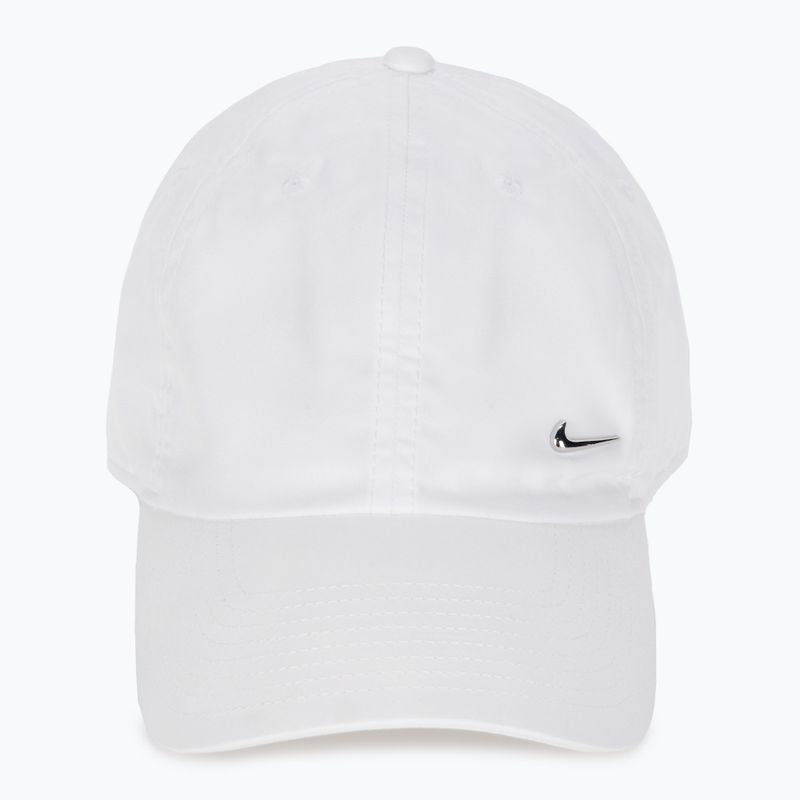 Кепка Nike Dri-Fit Club Unstructured Metal Swoosh white/metallic silver 2