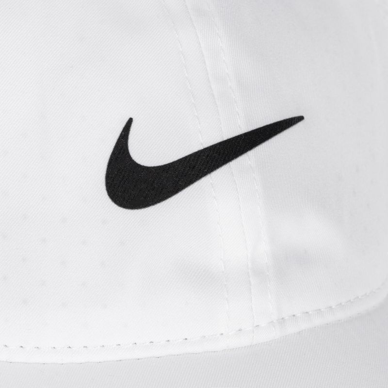 Кепка Nike Dri-Fit Club Cap Unstructured Featherlight white/black 3