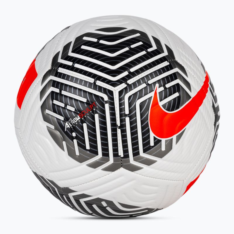 М'яч футбольний Nike Academy white/black/bright crimson розмір 4 2