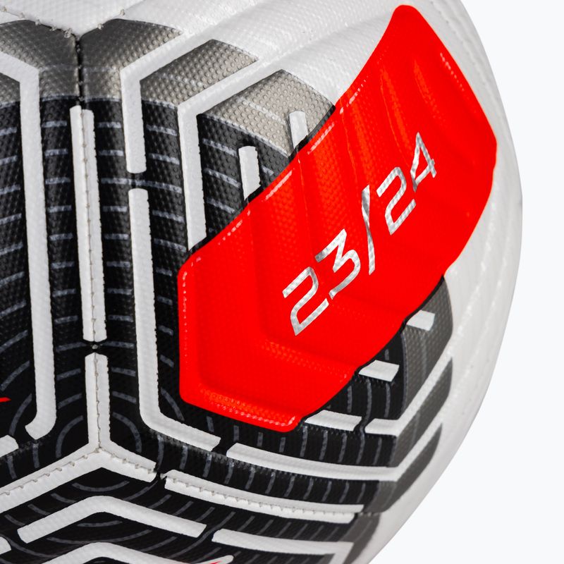 М'яч футбольний Nike Academy white/black/bright crimson розмір 4 3