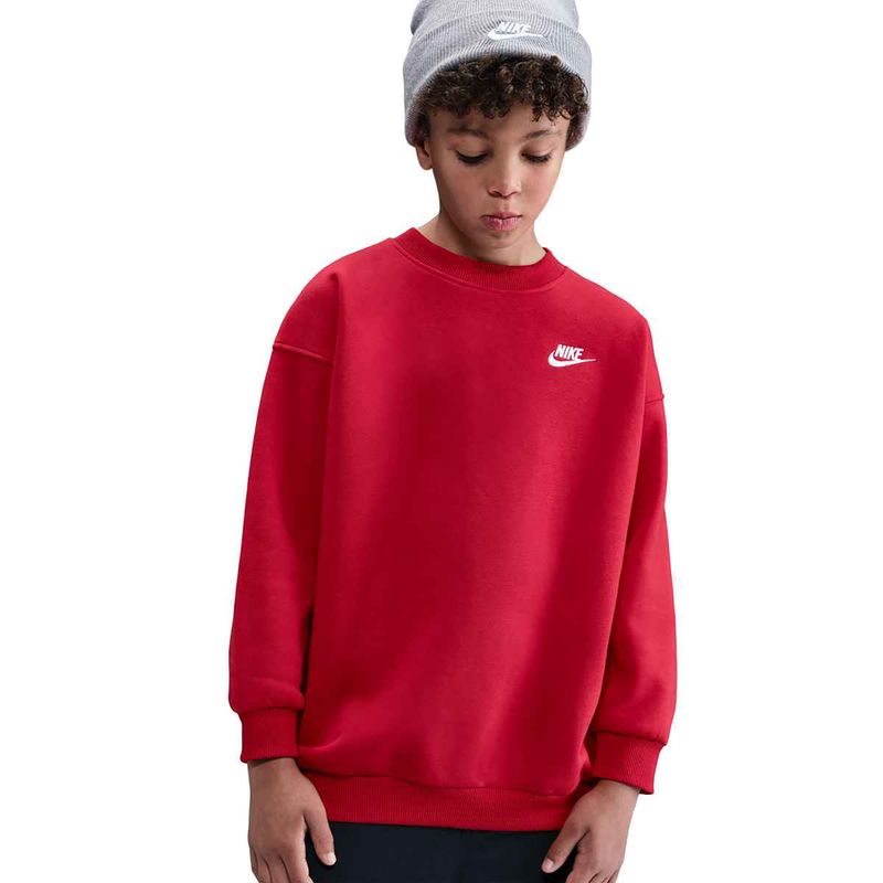 Кофта дитяча Nike Sportswear Club Fleece university red/white 7