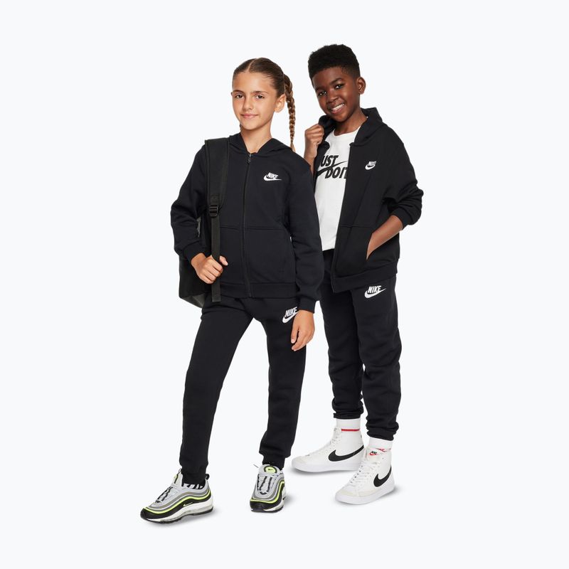 Кофта дитяча Nike Club Fleece black/white 2