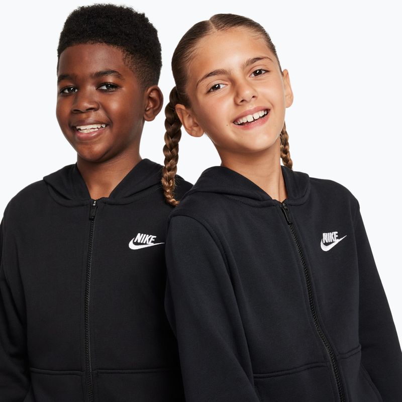 Кофта дитяча Nike Club Fleece black/white 4