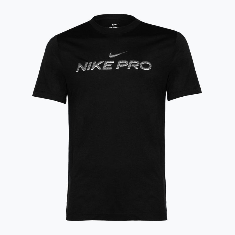 Футболка тренувальна чоловіча Nike Dri-Fit Fitness black