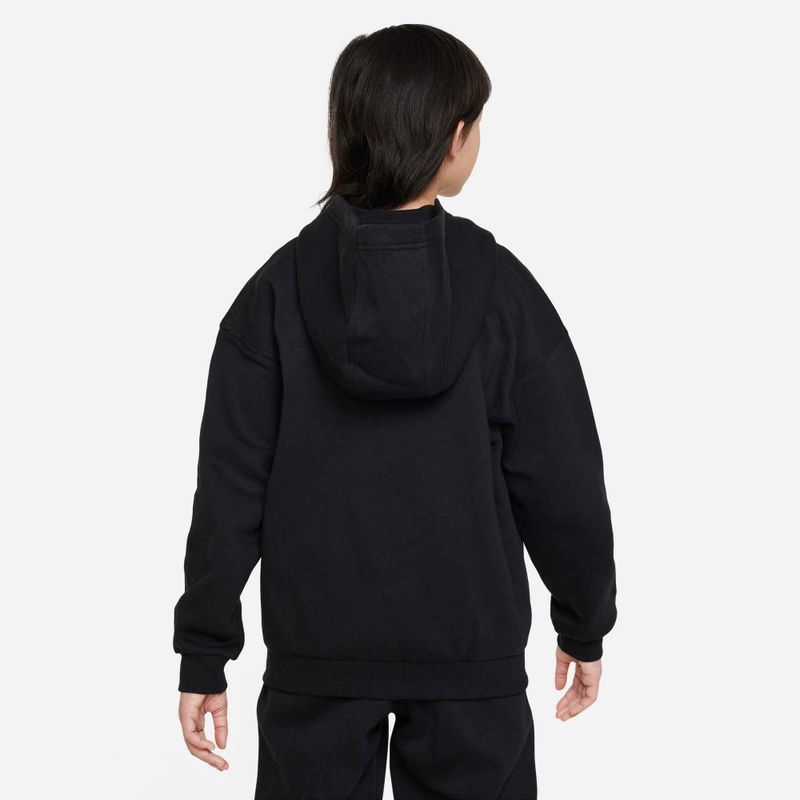Кофта дитяча Nike Sportswear Club Fleece FD2931-010 black/white 3