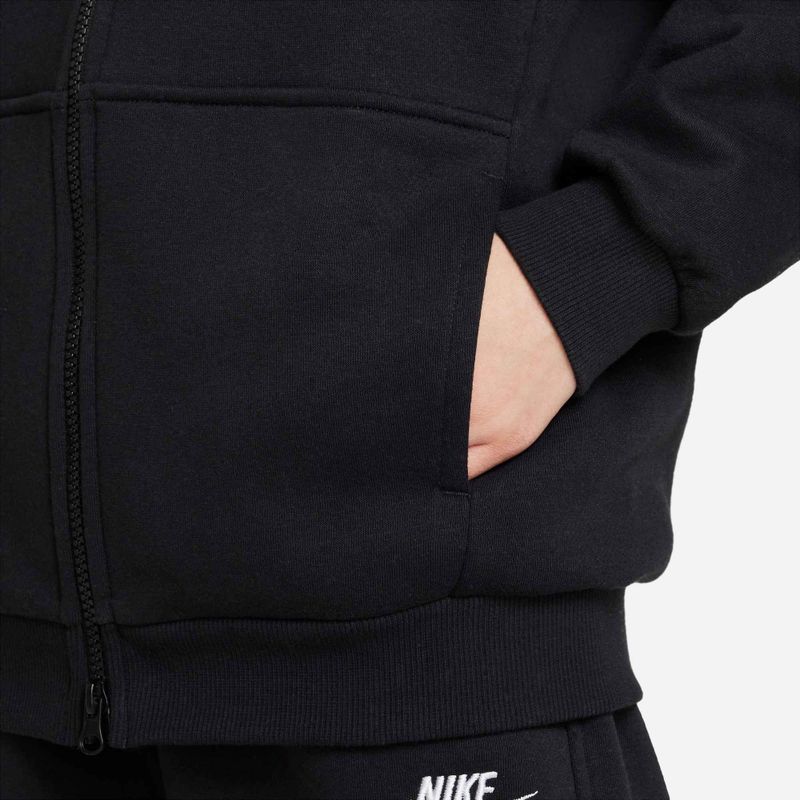 Кофта дитяча Nike Sportswear Club Fleece FD2931-010 black/white 5