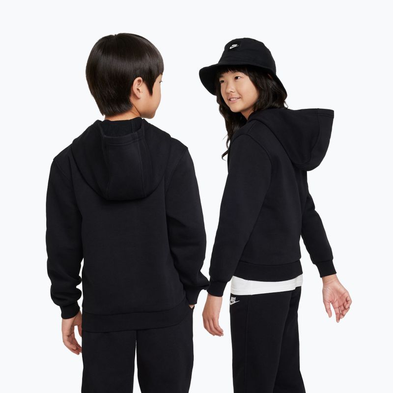 Кофта дитяча Nike Sportswear Club Fleece black/white 3