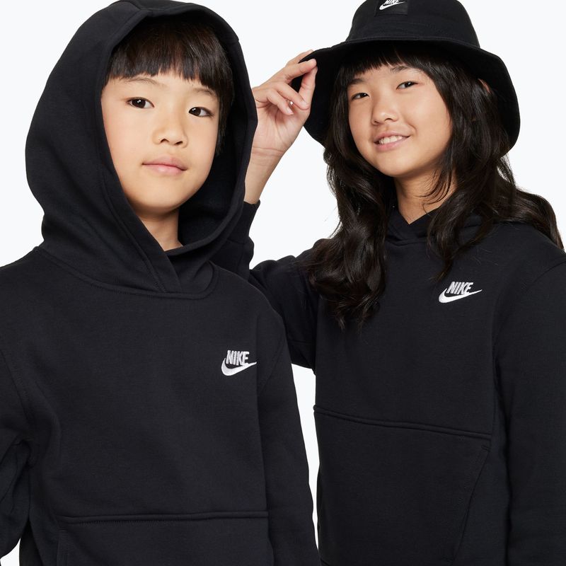 Дитячий світшот Nike Sportswear Club Fleece black/white 4
