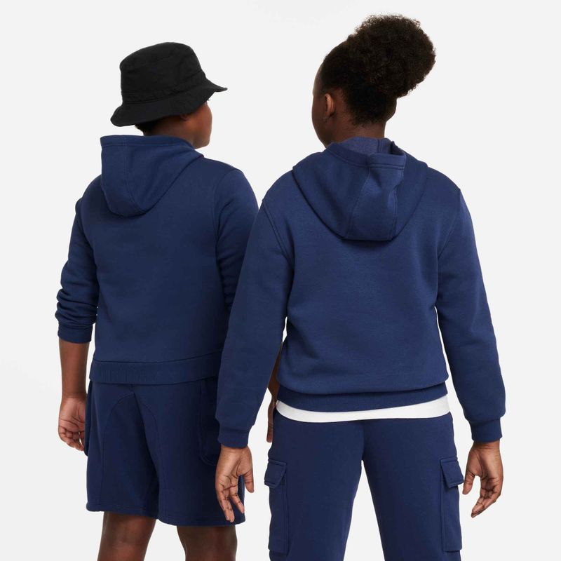 Кофта дитяча Nike Sportswear Club Fleece midnight navy/white 6