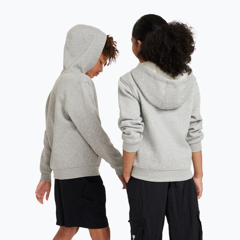 Кофта дитяча Nike Sportswear Club Fleece dark grey heather/base grey/white 3