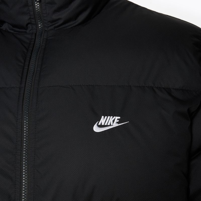 Чоловіча утеплена куртка Nike Sportswer Club Puffer чорний/білий 3