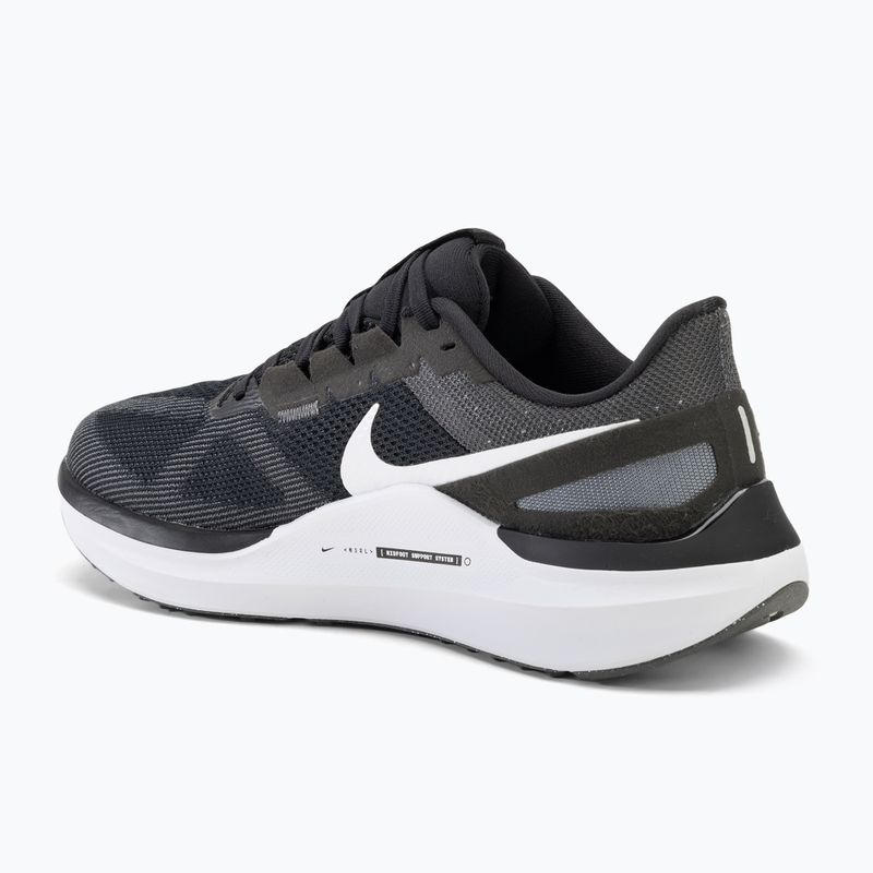 Кросівки для бігу чоловічі Nike Structure 25 black/white 3