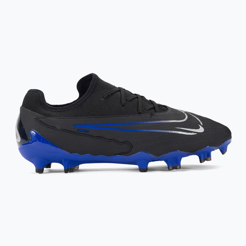 Футбольні бутси Nike Phantom GX Pro FG black/chrome/hyper royal 2