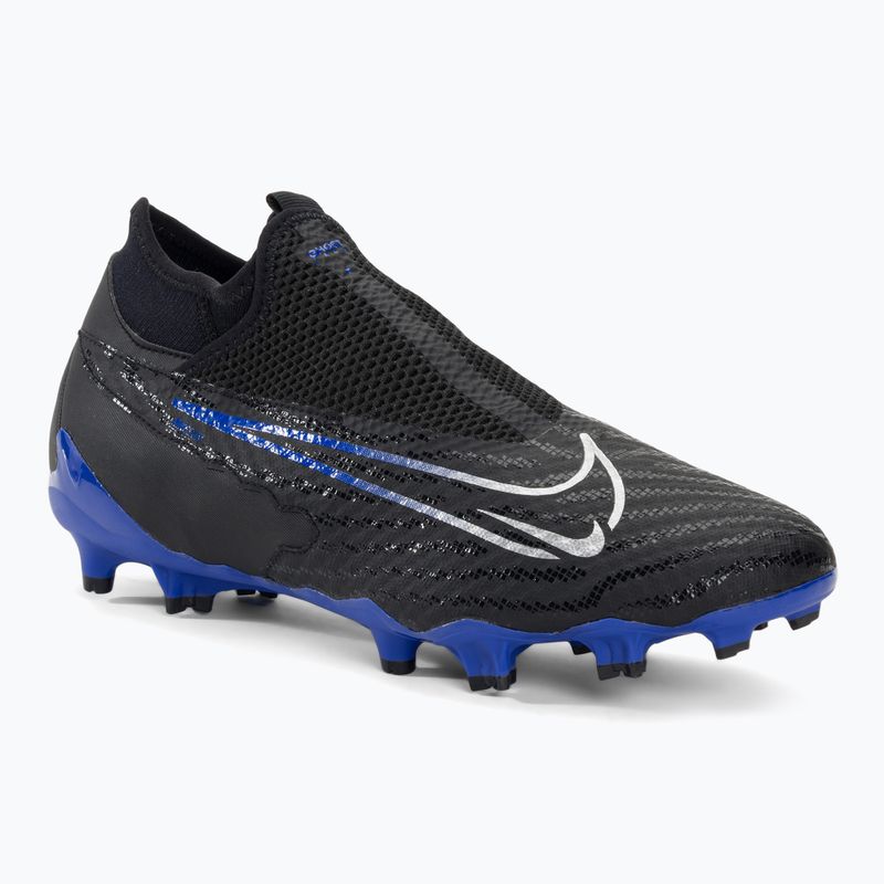 Футбольні бутси Nike Phantom GX Academy DF FG/MG black/chrome/hyper royal