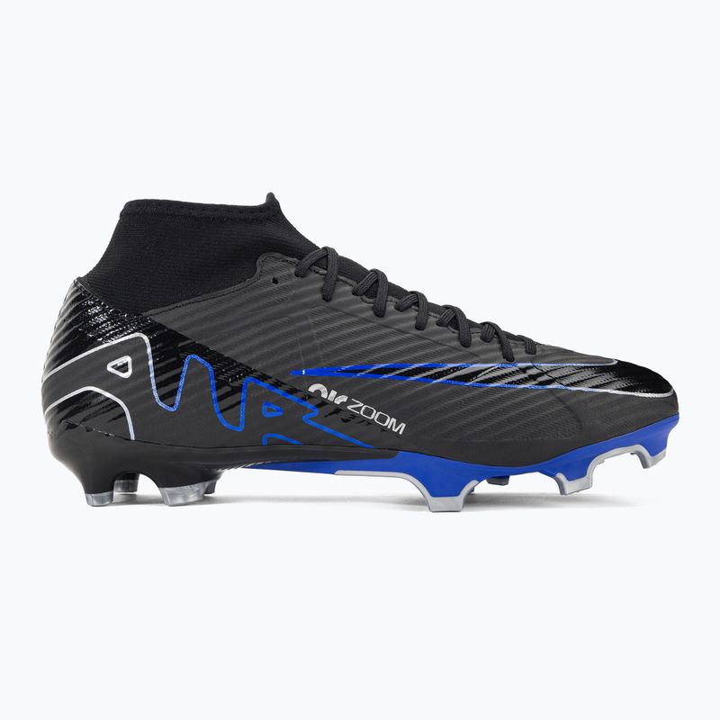 Футбольні бутси Nike Zoom Mercurial Superfly 9 Academy MG black/chrome/hyper real 2